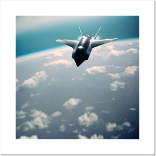 High Altitude Fighter Jet Posters and Art